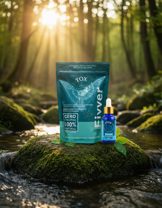 D2TOX Combo: Fiber Fit + Detox Drainer Flower Essence